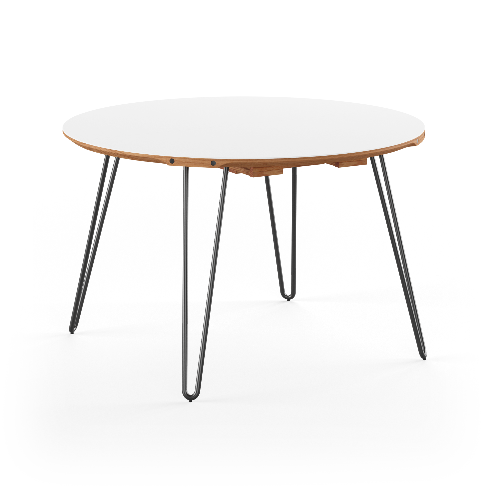 GM 6600 table round Corian top - Naver Collection